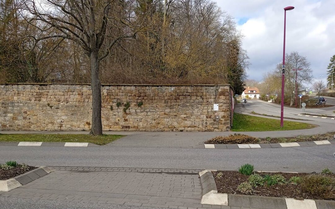 Barrikade am Schlossgarten